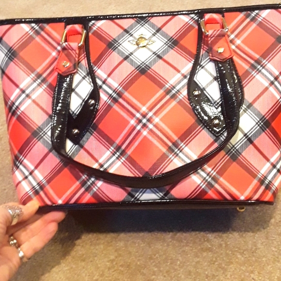 Sonovi Handbags - Stunning and RARE Sonovi London Plaid Shoulder Bag